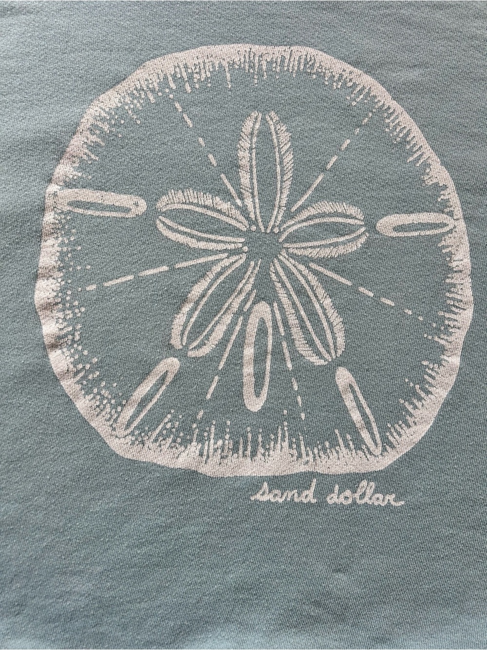 Like New RARE We The Free Graphic Camden Pullover in Sand Dollar Print - Picture 7 of 15